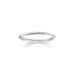 Bague classique torsadée - Thomas Sabo