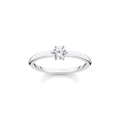 Bague argent avec zircon blanc - Thomas Sabo