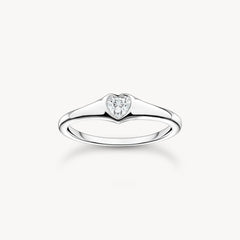 Bague coeur zircon argent - Thomas Sabo
