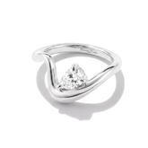 Bague avec zirconia blanche en forme de goutte - Thomas Sabo