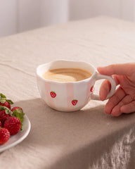 Tasse Rayures de fraises