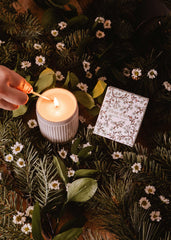 Mimi&August Fleur d’Hiver – Bougie de Noël