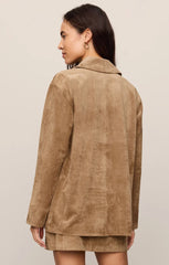 Decker Faux Suede Chore Coat