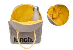 Boîte à lunch Fluf Grey/Yellow