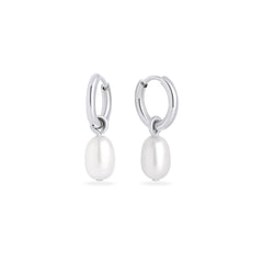 Boucles d'oreilles créoles Sally Pearl
