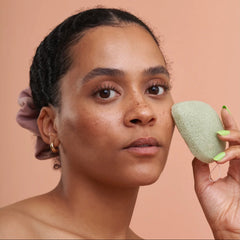 Bkind - Éponge konjac nettoyante - Thé vert antioxydant