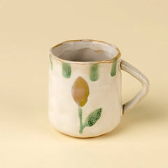 Tasse pétales peinturées Lemon