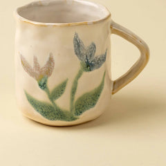 Tasse pétales peinturées Iris