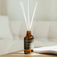 Soja & Co - Diffuseur à roseaux | Melon + Air salin