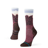 Chaussettes Stance Run the ridge Wine