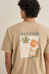 T-shirt vintage botanique à manches courtes