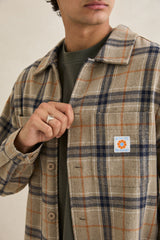 Chemise à carreaux Oscar à manches longues