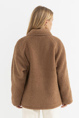 Snowy sherpa jacket