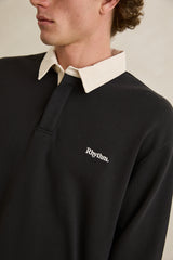 Koa vintage rugby long sleeve polo