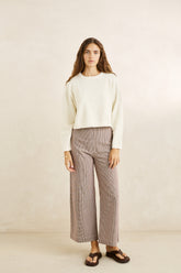 Estelle fluffy crew neck knit