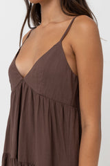 classic tiered mini dress
