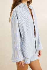 Vista stripe oversized shirt