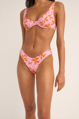 bora bora floral hi cut pant