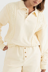 Eloise cable knit fleece
