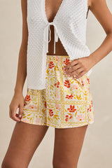 White Wildflower Short