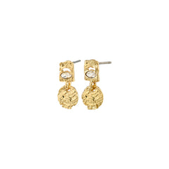 FIRE boucles d'oreilles pendentifs cristaux recyclées