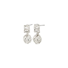 FIRE boucles d'oreilles pendentifs cristaux recyclées