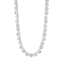 FIRE collier pièces & cristaux recyclé