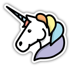 UNICORN HEAD | STICKER