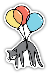 BALLOON CAT | STICKER