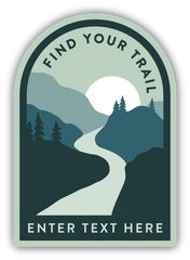 FIND YOUR TRAIL ARCH | STICKER