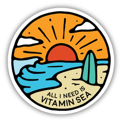 VITAMIN SEA SURF CIRCLE | STICKER