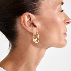 AUTUMN Grandes boucles d'oreilles rétro recyclées