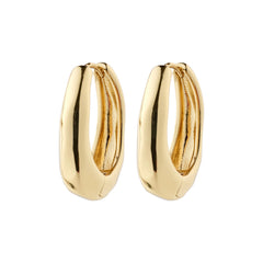 Asher boucles d'oreilles ovales recyclées