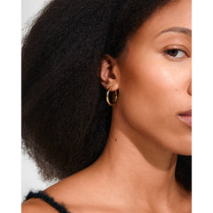 Boucles d'oreilles créoles intérieures
