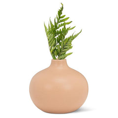Vase boule petit tan