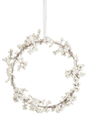 Couronne de baies blanches