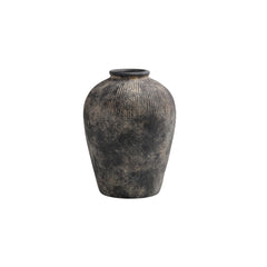Vase Petit Noir en Terracotta