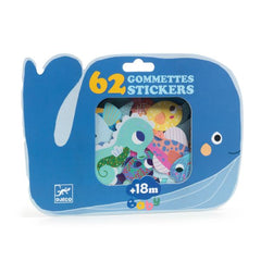 Gommettes animaux de la mer