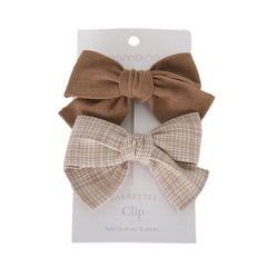 Duo de barrettes boucles