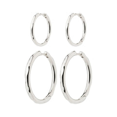 Eve Hoop earrings 2-in-1 set