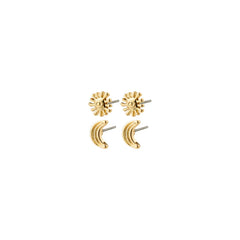 Boucles d'oreilles MISHA, ensemble 2 en 1