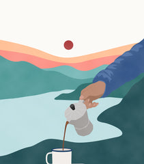Affiche Les Barbos Café Nature