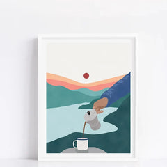 Affiche Les Barbos Café Nature