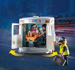 Playmobil Ambulance avec enfant blessé