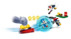 Lego Sonic - Bataille près du feu de camp