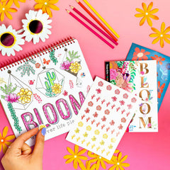 Carnet 1000+ collants bloom