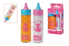 New Born Baby - 2 biberons magiques (lait & orange)