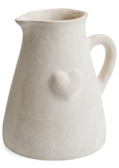 Vase paper mâché avec coeur