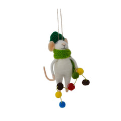 Ornement souris guirlande