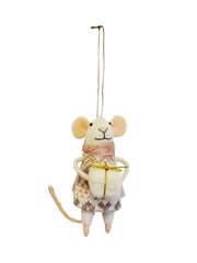Ornement souris princesse/cadeau